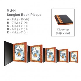MyUniform Songket  Book Plaque (21MM)