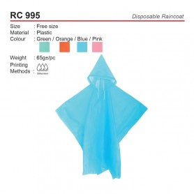 MyUniform Disposable Raincoat