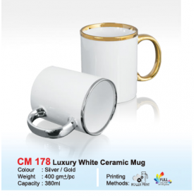 MyUniform Luxury White Ceramic Mug