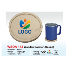 MyUniform Wooden Coaster (Round)