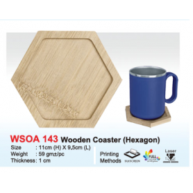 MyUniform Wooden Coaster (Hexagon)