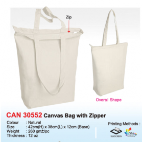 MyUniform Canvas Bag with Zipper