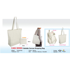 MyUniform Foldable Canvas Shopping Bag