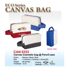 MyUniform Canvas Cosmetic Bag