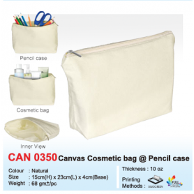 MyUniform Canvas Cosmetic Bag