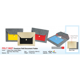 Premium Felt Document Floder
