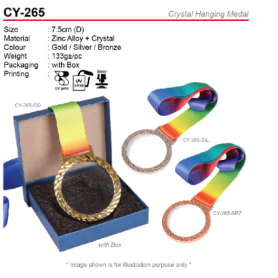 MyUniform Crystal Hanging Medal