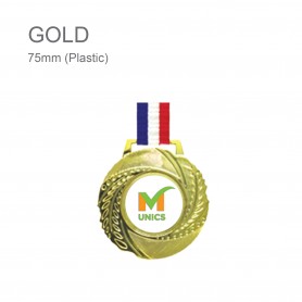 UNICS Hanging Plastic Medal (V)