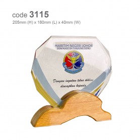 UNICS Verdant Leaf Crystal Award