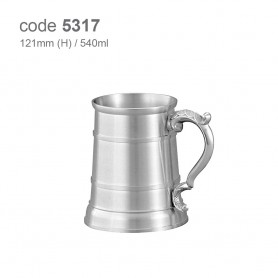 UNICS Whiskered Pewter Tankard