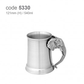 UNICS Elephantine Pewter Tankard