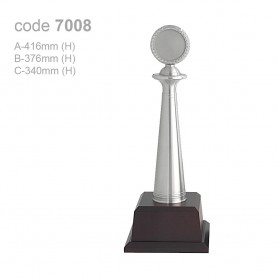 UNICS Silver Sheen Pewter Trophy