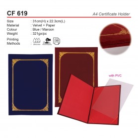 UNICS A4 Certificate Holder
