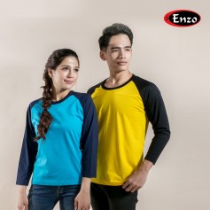 Family Raglan Roundneck T-shirts (Long Sleeve]