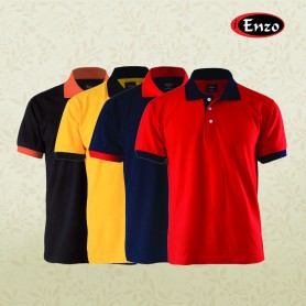 Classic Polo T- Shirt With Contra Color