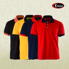 Classic Polo T- Shirt With Contra Color