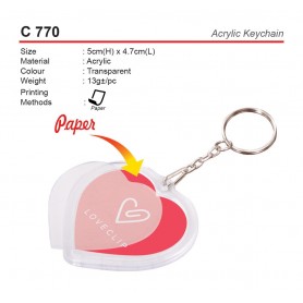 UNICS AcryKey Keychain