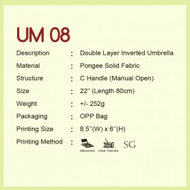 UNICS Inverso Shield Umbrella