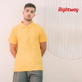 Basic Cotton Blend Polo T-shirt