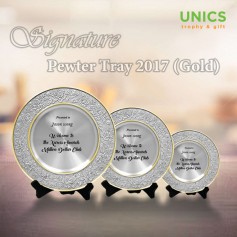 UNICS Balik Kampung Pewter Tray