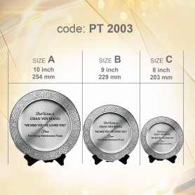 UNICS Prosperity Pewter Tray  金玉满堂高雅锡盘