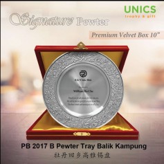 Unics Pewter Premium Velvet Box 7"