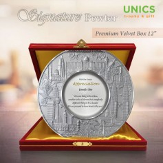 Unics Pewter Premium Velvet Box 7"