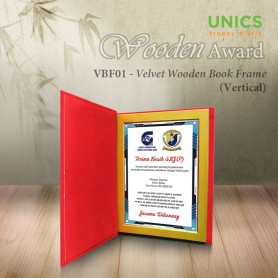 UNICS Wooden Book Frame