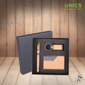 UNICS Wooden Roller Pen Gift Set