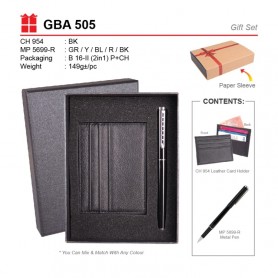 UNICS Leather Card Holder Set