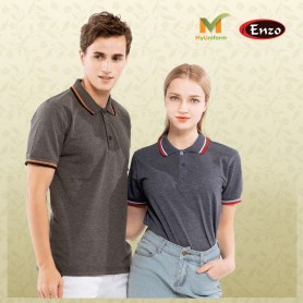 Heather Color polo T- Shirt