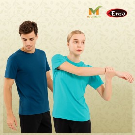 Anti-Bacterial Mini Rhombus  Round neck