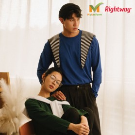 MyUniform 190G Premium Siro Cotton Round Neck Long Sleeve