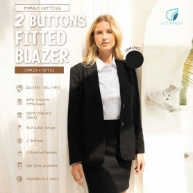 MyUniform 2 Buttons Fitted Blazer (Female)