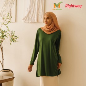 Basic Plain Round Neck (Long Sleeve)