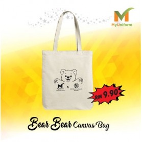Besar Bear Canvas Bag