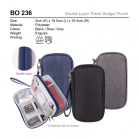 MyUniform Double Layer Travel Gadget Pouch (A)