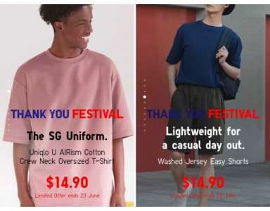  Uniqlo dubs its Airism oversized T-shirt as 'The SG Uniform', some Redditors disagree 