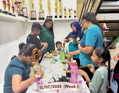 Recap of Week 1 Kids Merdeka Trophy Making Contest (12/07/2025)
