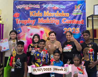Recap of Week 2 Kids Merdeka Trophy Making Contest (19/07/2025)