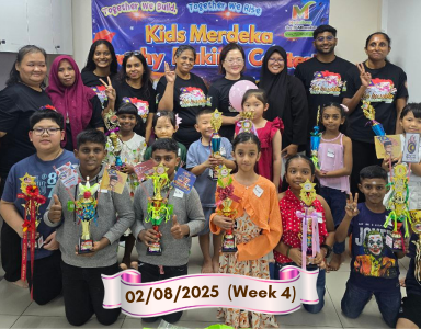 Recap of Week 4 Kids Merdeka Trophy Making Contest (2/08/2025)