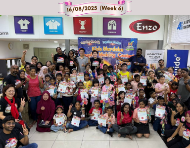 Recap of Week 6 Kids Merdeka Trophy Making Contest (16/08/2025)