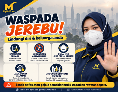Jerebu bukan sekadar langit kelabu. Ambil peduli, lindungi diri dan keluarga!
