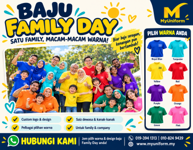 Family Day setahun sekali, biar baju pun jadi kenangan!