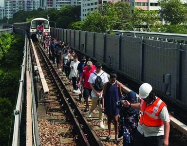 Second day of ordeal for Singapore commuters as MRT services continue to be disrupted